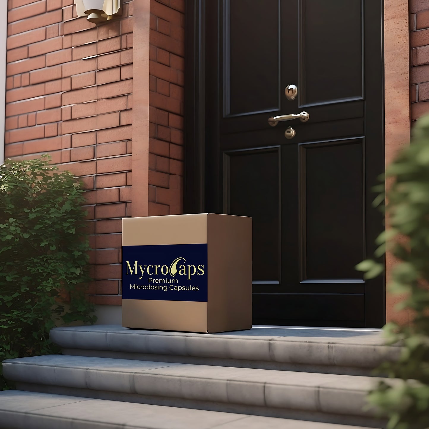 MycroCaps microdosing mushroom supplement bottle MycroCaps capsules for mental clarity and focus