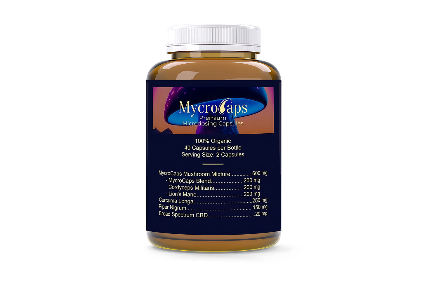 MycroCaps premium microdosing supplement for focus and mood support